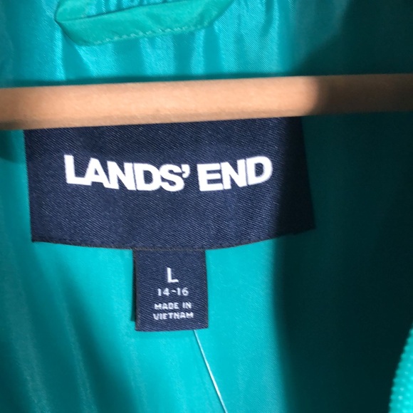 LANDS’ END | Women's Emerald Bay HyperDry 600 Down Puffer Vest size Large {NEW} - Picture 6 of 10